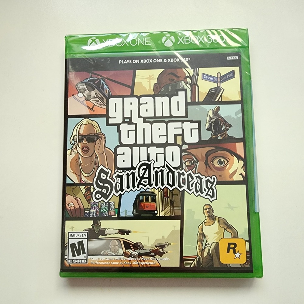 GTA Grand Theft Auto San Andreas [ G2 Case ] (XBOX ONE & XBOX 360) NEW